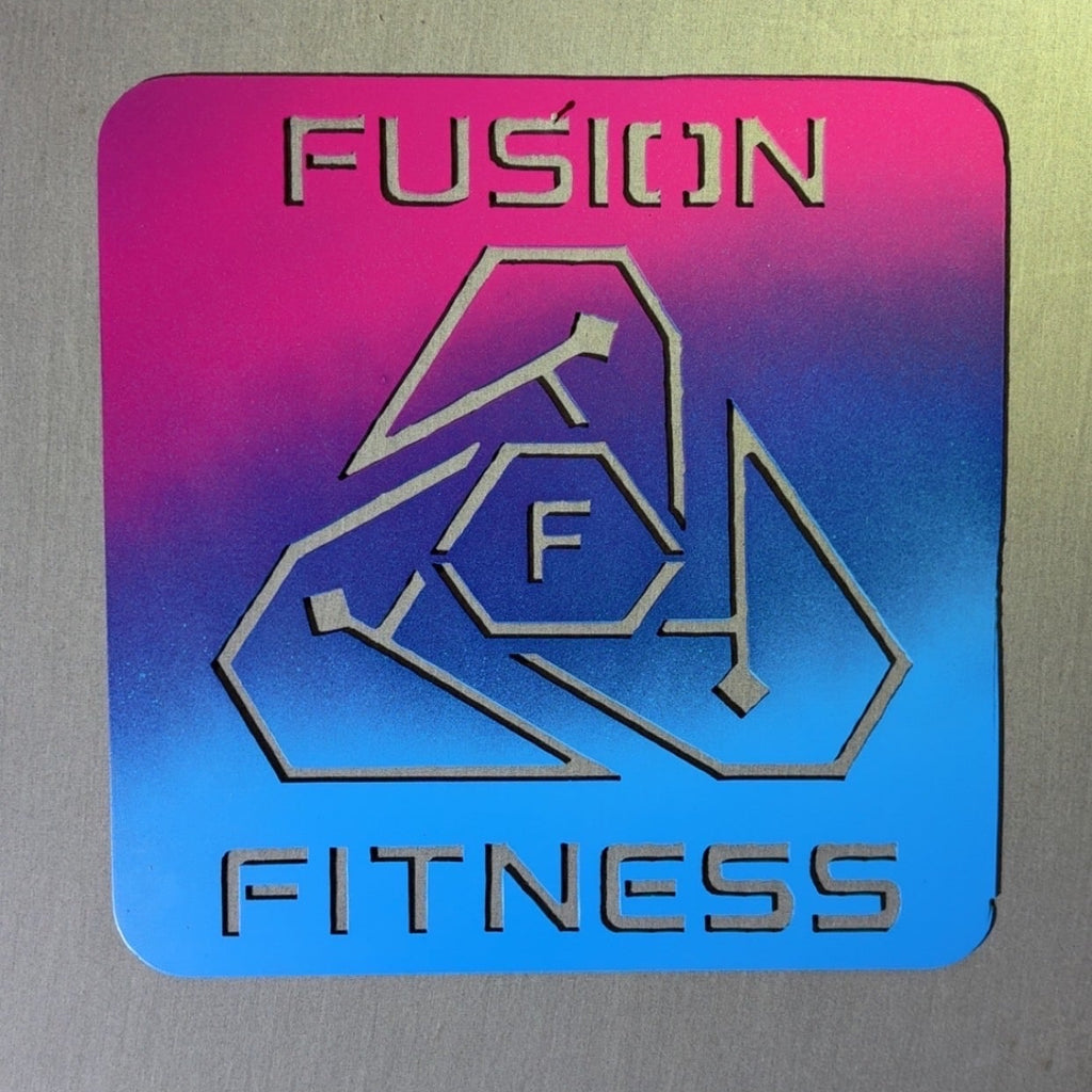 Custom 1'X1' Steel Logo